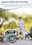 2-in-1 Pet Bicycle Trailer and Stroller for Dogs