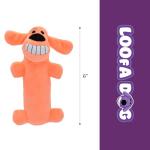Mini Loofa Dog Toy - 6 Inch (Assorted Colors)
