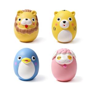 Squeaky Puppy Toys - Interactive Rubber Balls