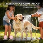 Reflective Pink Adjustable Dog Collar for All Sizes