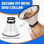 Adjustable Dog Cone Collar for Comfortable Recovery