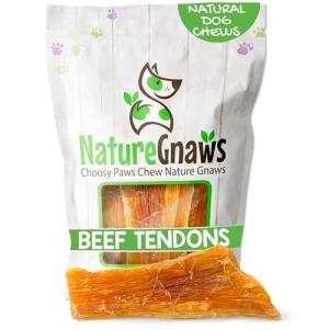 Nature Gnaws Beef Tendons for Heavy Chewers 5-Pack