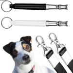 2-Pack Adjustable Dog Training Whistles