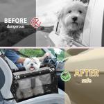 Portable Dog Car Seat for Small to Medium Pets