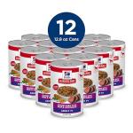 Hill's Science Diet Senior Wet Dog Food, Beef & Veg Stew