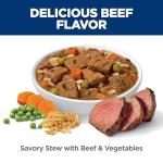 Hill's Science Diet Senior Wet Dog Food, Beef & Veg Stew