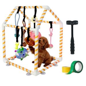 Puppy Play Gym with 8 Fun Hanging Toys