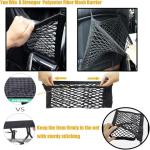 Dog Car Net Barrier and Organizer for Pets