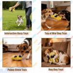 Squeaky Plush Dog Toy for Fun Playtime