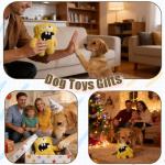 Squeaky Plush Dog Toy for Fun Playtime