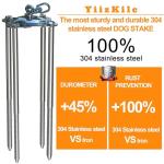 Heavy-Duty Dog Tie Out Cable and Stake 30FT