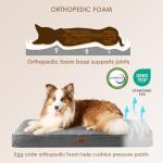 Orthopedic Extra Large Dog Bed with Washable Cover