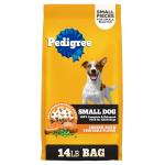 Pedigree Small Dog Food, Roasted Chicken Flavor, 14 lb