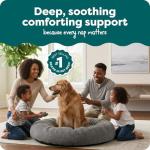 Furhaven 45" Donut Dog Bed for Large Dogs