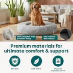 Furhaven 45" Donut Dog Bed for Large Dogs
