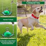 Dog Tie Out Cable and Stake with 360° Swivel