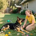 Dog Tie Out Cable and Stake with 360° Swivel