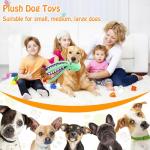 Plush Squeaky Dog Toy for All Breeds