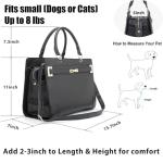 Soft-Sided Pet Carrier Tote for Small Dogs & Cats