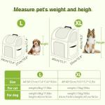 Expandable Pet Backpack for Cats and Small Dogs