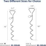 WePet Durable Dog Tie-Out Stake - 16 Inch