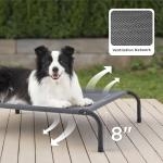 Cool Elevated Pet Bed for Large Dogs - Grey