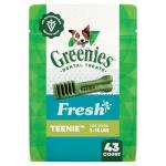 Mint Fresh Greenies Teenie Dental Dog Treats