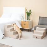 EHEYCIGA 4-Step Dog Stairs for Beds