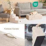 EHEYCIGA 4-Step Dog Stairs for Beds
