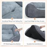 MIXJOY Orthopedic Dog Bed - Washable & Soft