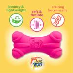 Hartz DuraPlay Squeaky Dog Toy - 3 Pack