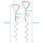 Heavy Duty Dog Tie Out Stake for Outdoors