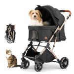Pet Stroller for Small Dogs & Cats - Black