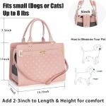 Stylish Soft-Sided Pet Carrier Tote Bag