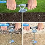 360° Dog Tie Out Stake for Large Dogs