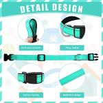 6 Pack Reflective Adjustable Dog Collars - Soft & Safe