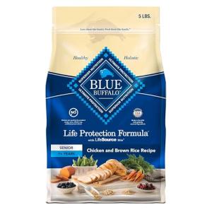 Blue Buffalo Senior Dog Food with Chicken & Rice