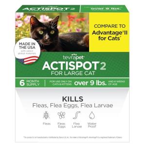 TevraPet Actispot II Flea Treatment for Cats