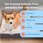 Interceptor Plus Chews for Heartworm & Worms 8.1-25 lbs