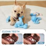 Cute Blue 6 Pack Chew Toys for Puppies