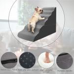 Dog Stairs for High Beds – 6 Steps, Grey