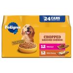 Pedigree Chopped Ground Dinner Wet Dog Food Pack