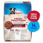 Kibbles 'n Bits High Protein Steak Dog Food