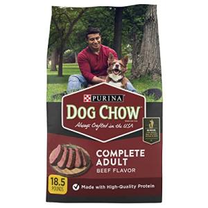 Purina Dog Chow Beef Flavor Dry Dog Food 18.5 lb