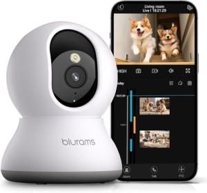 360° Pet Camera with App and 2-Way Audio