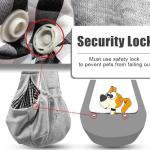 Tomkas Small Dog Sling Carrier - Grey