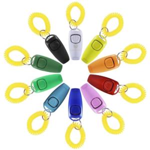 SunGrow Pet Training Clicker and Whistle Set