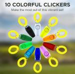 SunGrow Pet Training Clicker and Whistle Set