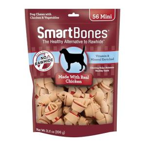 SmartBones Mini Chicken Chews - 56 Count
