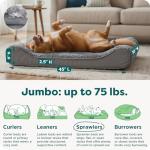 Furhaven Jumbo Orthopedic Dog Bed for Large Dogs